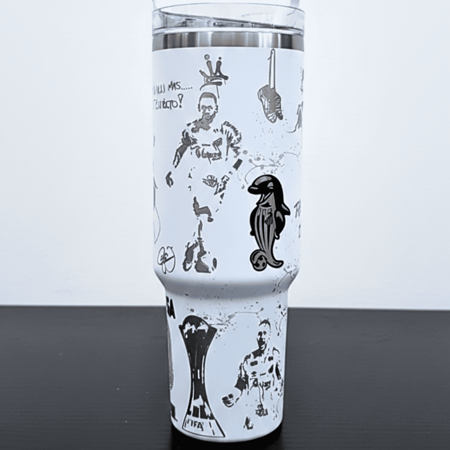 Exclusivo: Garrafa Térmica 1.2L Edição Especial Santos Customizada Gravação Laser + *BRINDE 1x Chaveiro Exclusivo* - EDIÇÃO LIMITADA