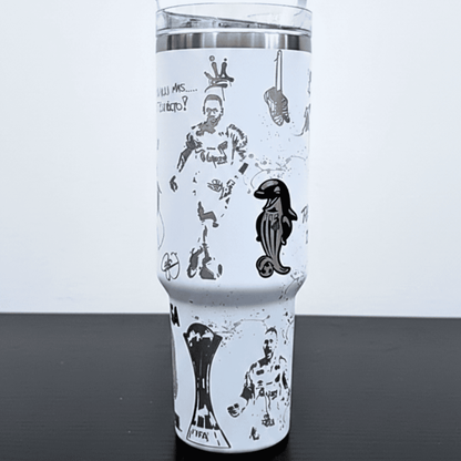 Exclusivo: Garrafa Térmica 1.2L Edição Especial Santos Customizada Gravação Laser + *BRINDE 1x Chaveiro Exclusivo* - EDIÇÃO LIMITADA