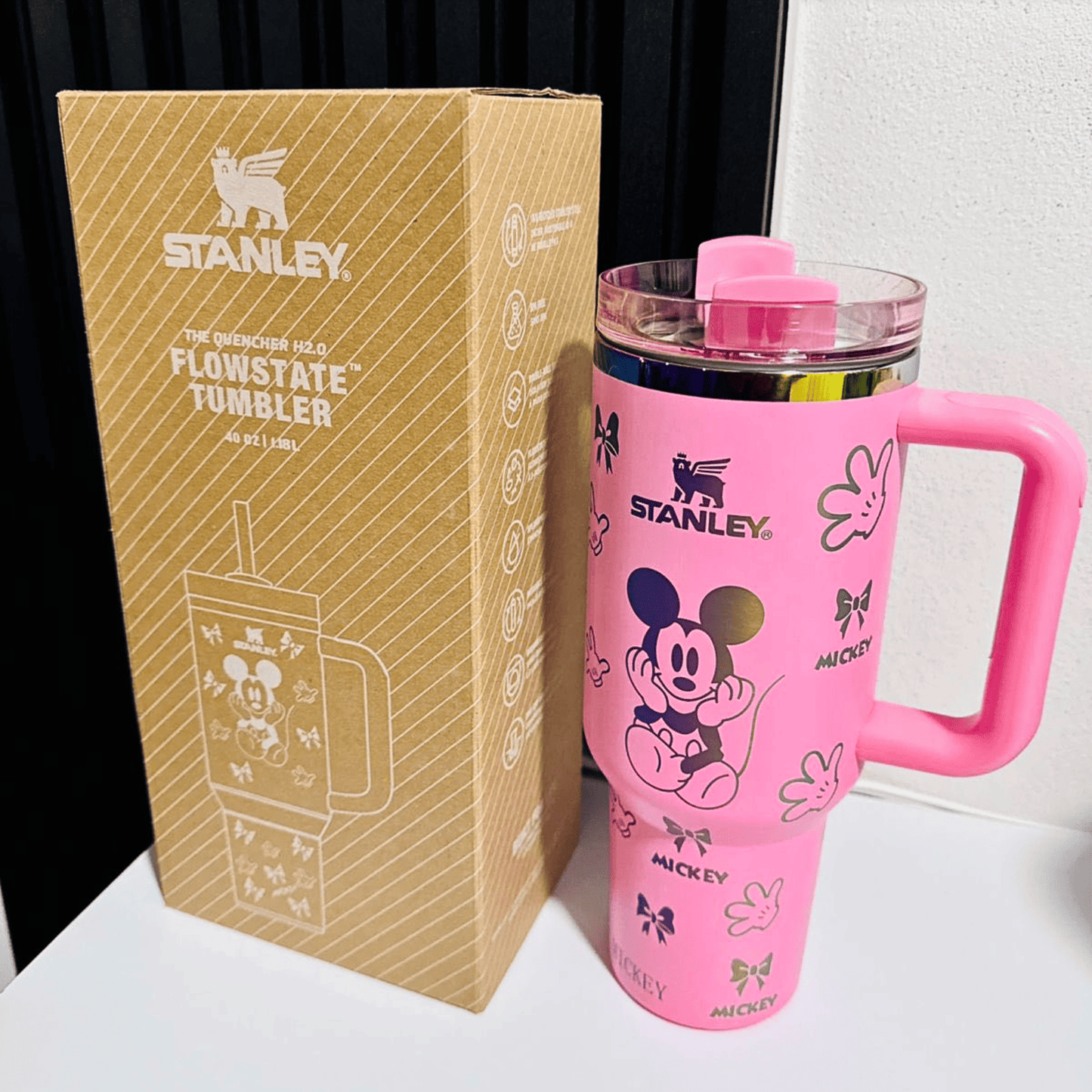 Exclusivo: Garrafa Térmica 1.2L Edição Especial Mickey Minnie Donald Customizada Gravação Laser + *BRINDE 1x Chaveiro Exclusivo* - EDIÇÃO LIMITADA
