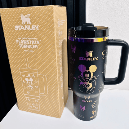 Exclusivo: Garrafa Térmica 1.2L Edição Especial Mickey Minnie Donald Customizada Gravação Laser + *BRINDE 1x Chaveiro Exclusivo* - EDIÇÃO LIMITADA