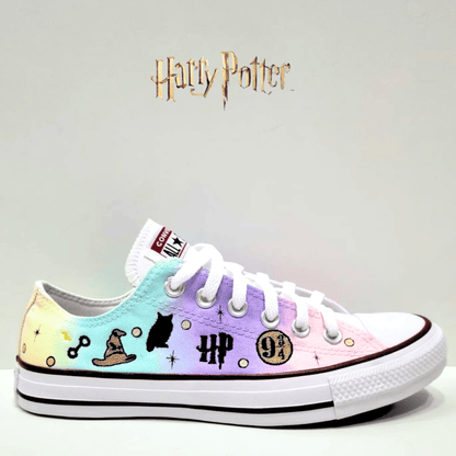 Exclusivo: Tênis All Star Customizados Bordados de HP + *BRINDE 1x Caneca Oficial* - EDIÇÃO LIMITADA