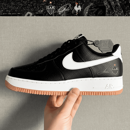 Exclusivo: Tênis Air Force White Black Obsidian Signature Customizado Galo 2026 + *BRINDE 1x Caneca Oficial* - EDIÇÃO LIMITADA