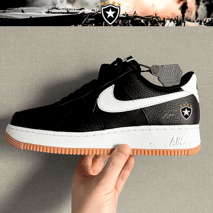 Exclusivo: Tênis Air Force White Black Obsidian Signature Customizado do Glorioso + *BRINDE 1x Caneca Oficial* - EDIÇÃO LIMITADA