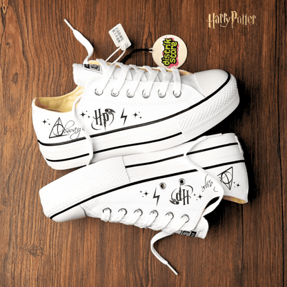 Exclusivo: Tênis All Star Customizados Bordados de HP + *BRINDE 1x Caneca Oficial* - EDIÇÃO LIMITADA