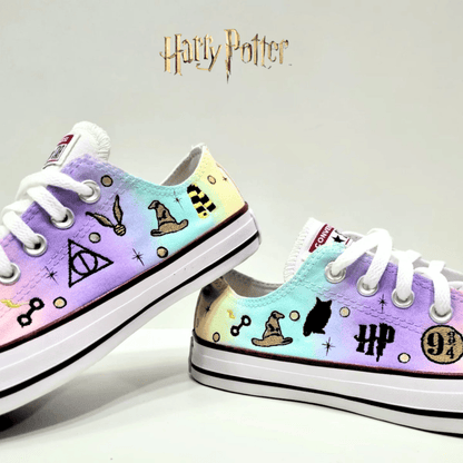 Exclusivo: Tênis All Star Customizados Bordados de HP + *BRINDE 1x Caneca Oficial* - EDIÇÃO LIMITADA